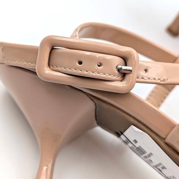 Nine West Hinell Kitten Heel Sandal Ankle Strap Warm Buff Size US10M EU41 - Picture 9 of 9